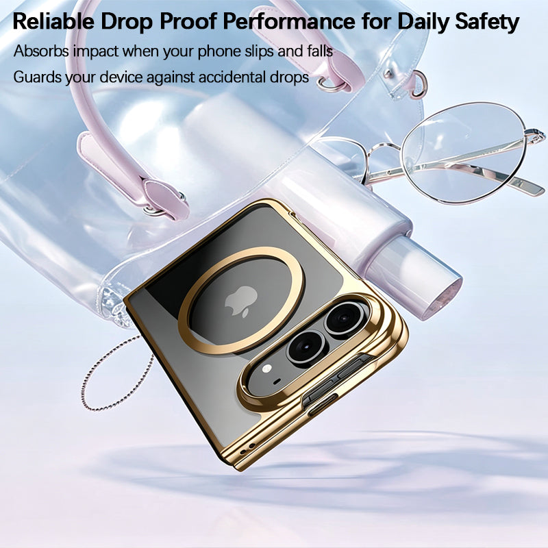 Flexx Cases Clear Electroplated MagSafe Case for iPhone Duo
