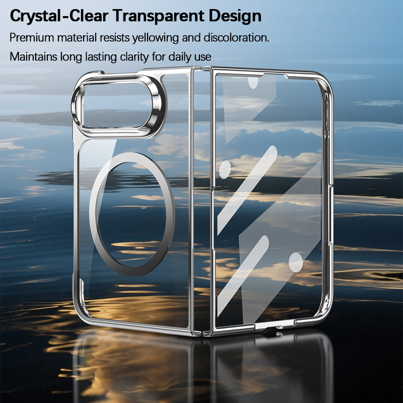Flexx Cases Clear Electroplated MagSafe Case for iPhone Duo