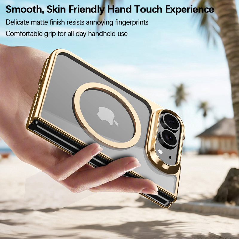 Flexx Cases Clear Electroplated MagSafe Case for iPhone Duo