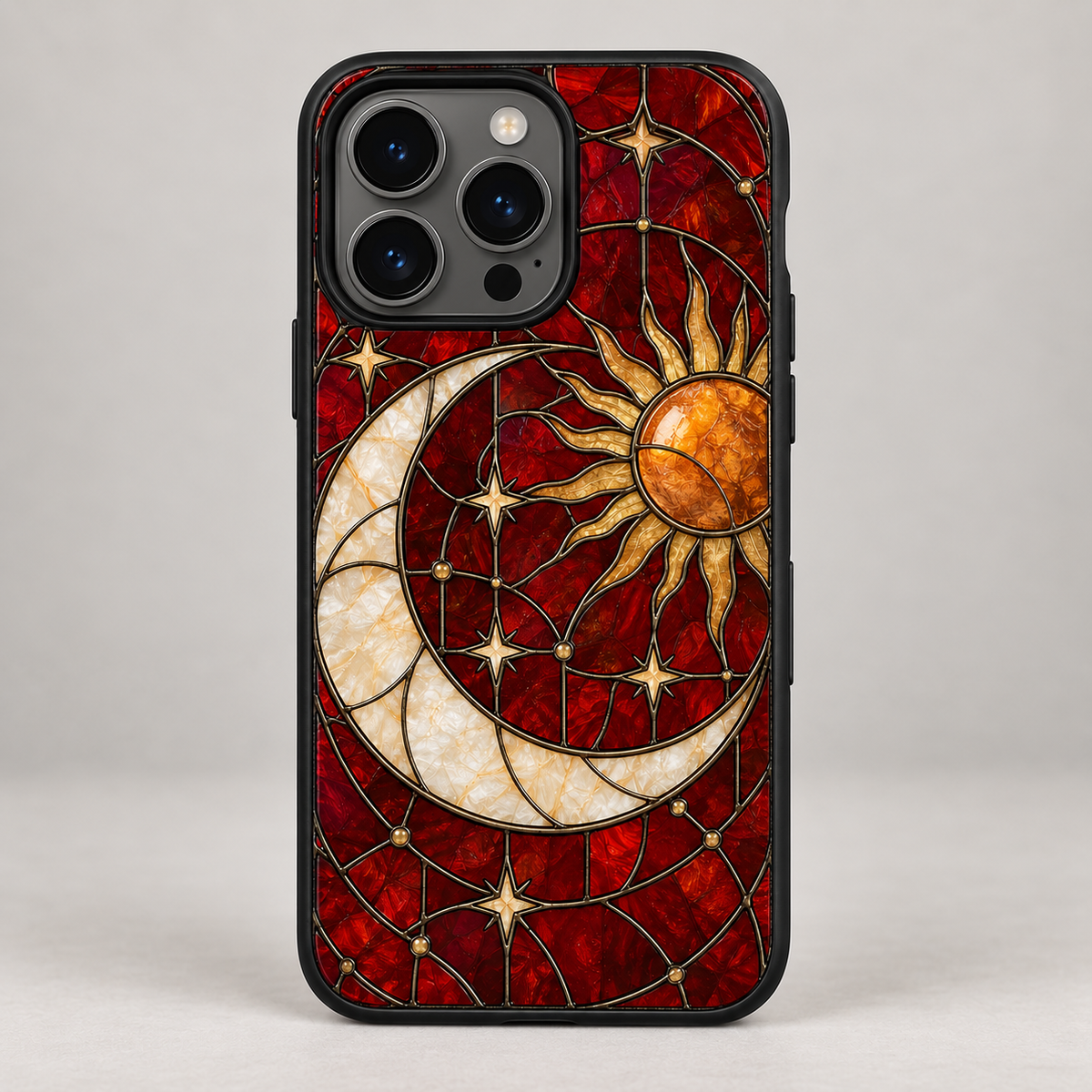 Flexx Cases Solstice Stained Glass Sun and Moon